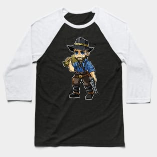 Chibi Arthur RDR2 Baseball T-Shirt